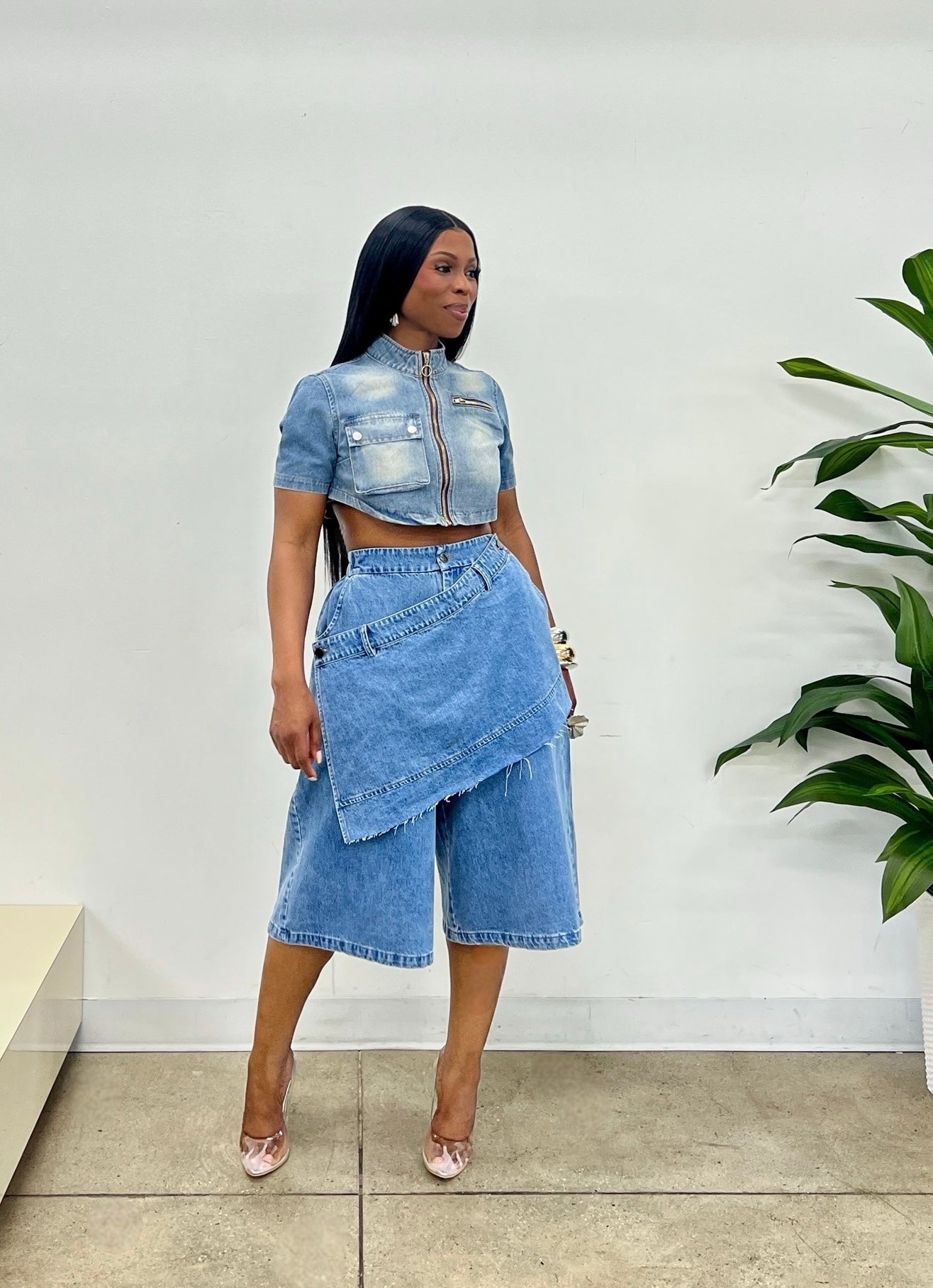Axius Shorts in Denim