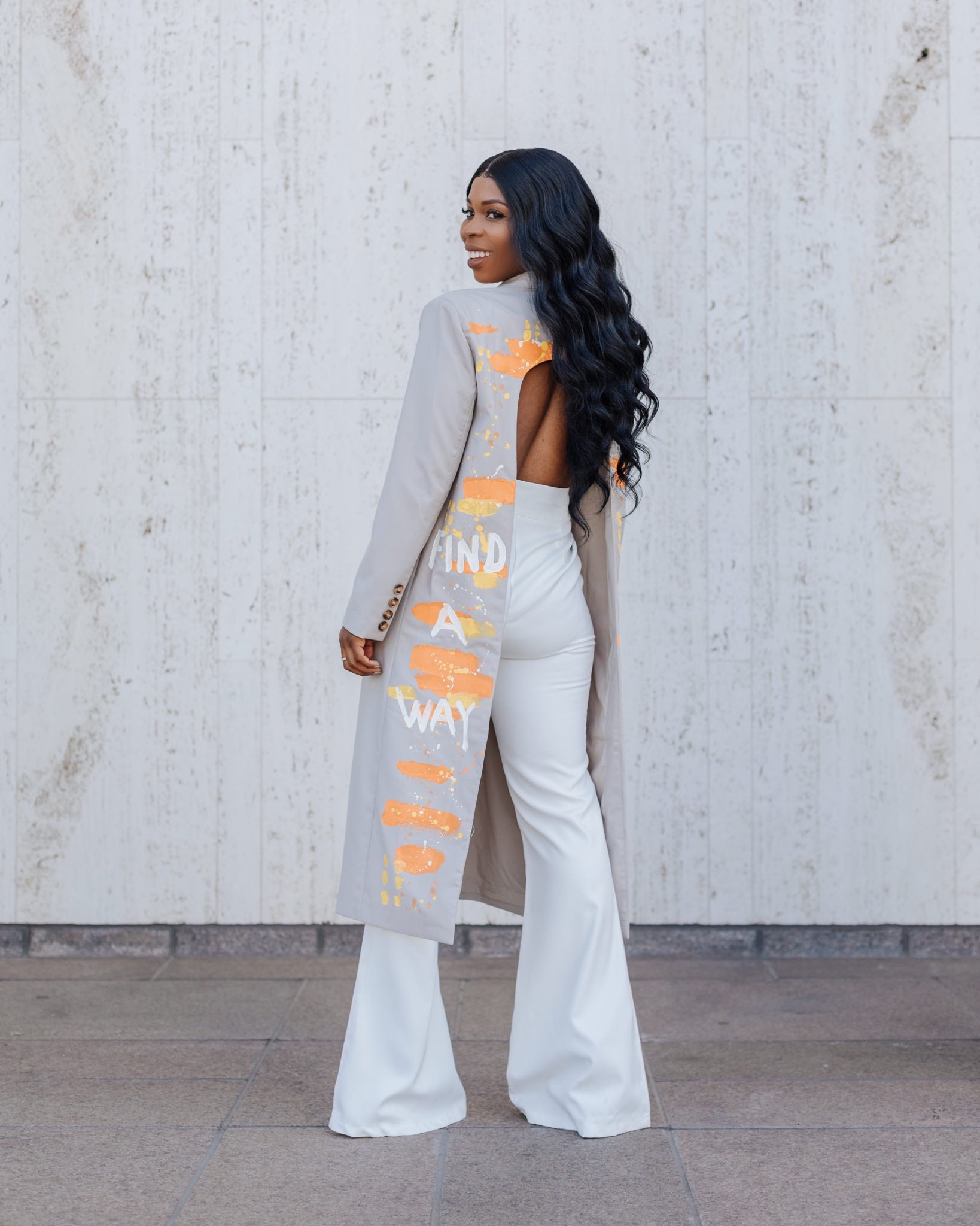 Find a Way Cut Out Blazer