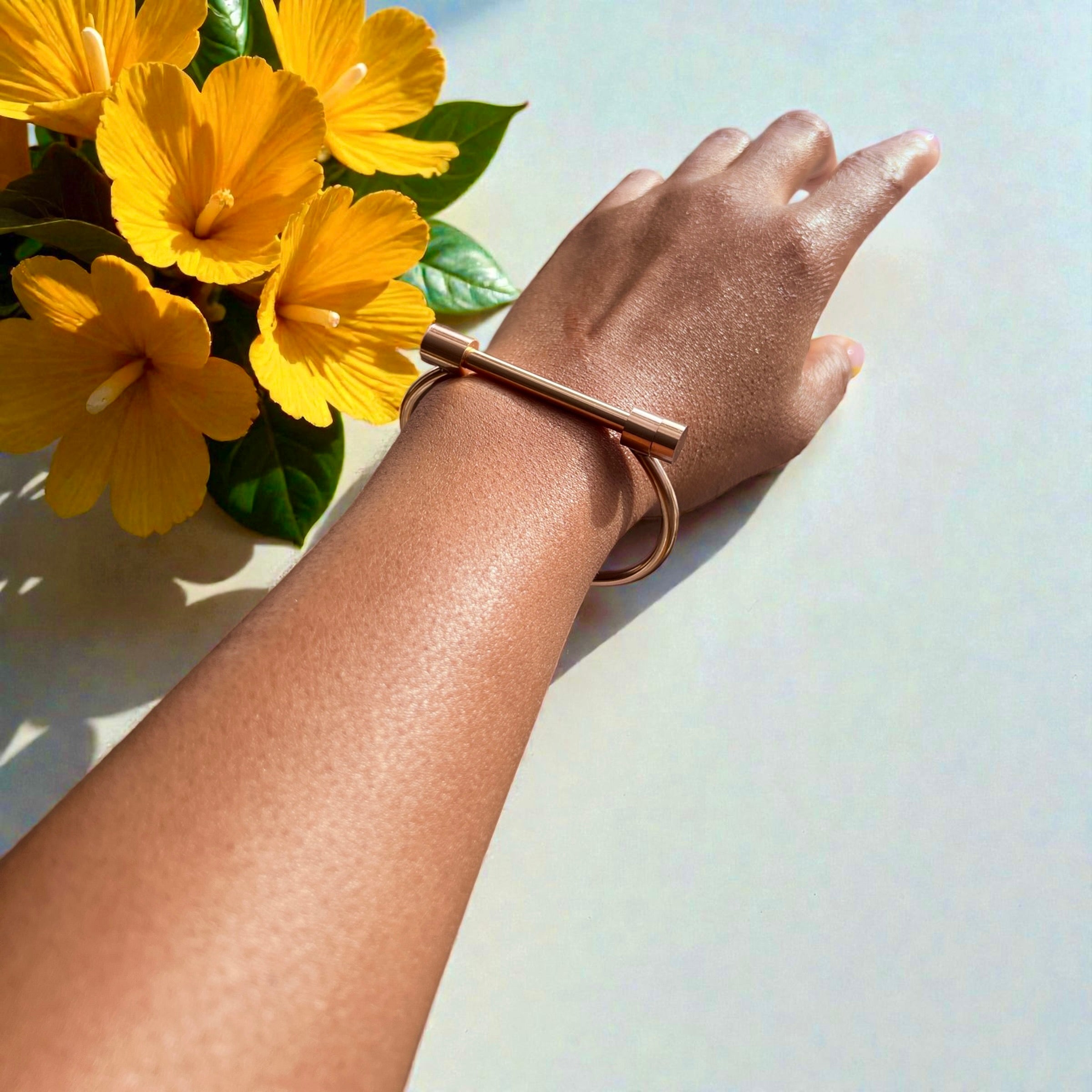 Beaujo Screw-On Bracelet in Rose Gold