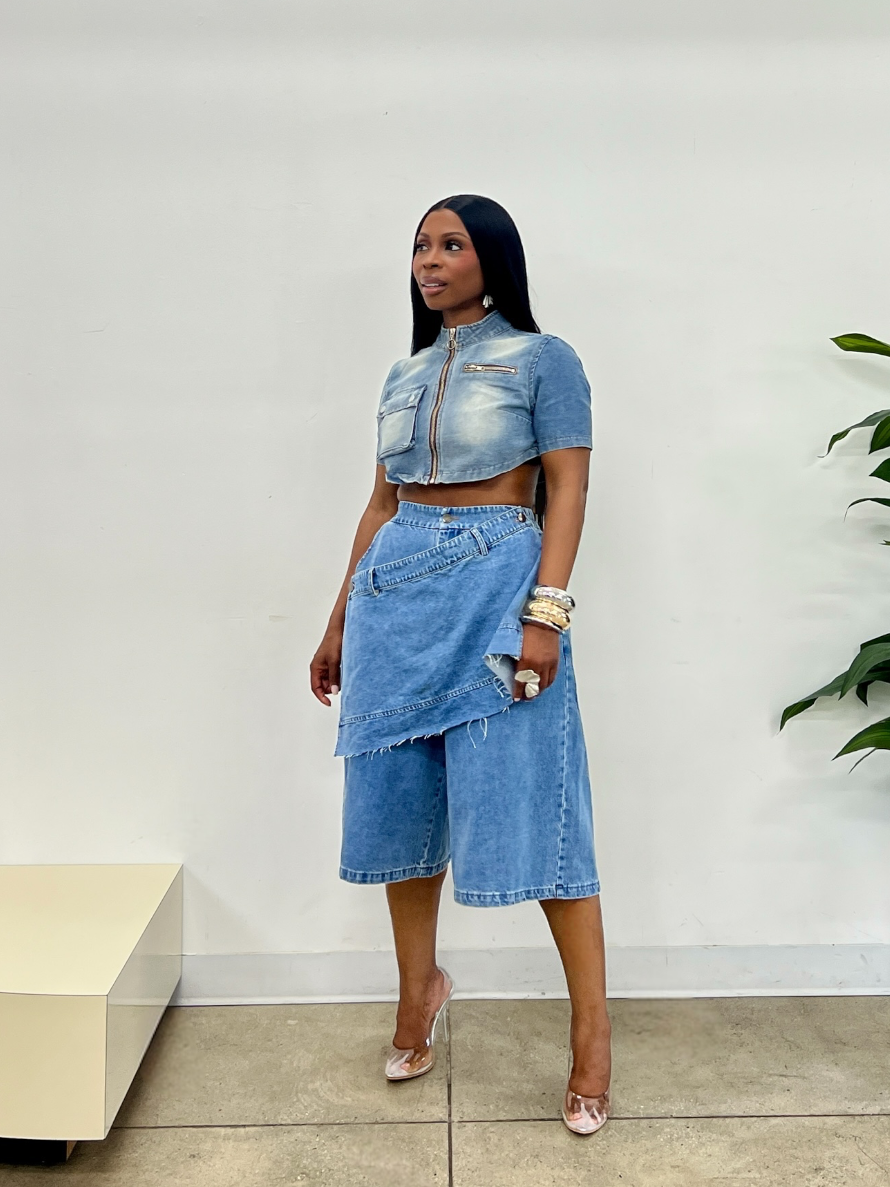 Axius Shorts in Denim