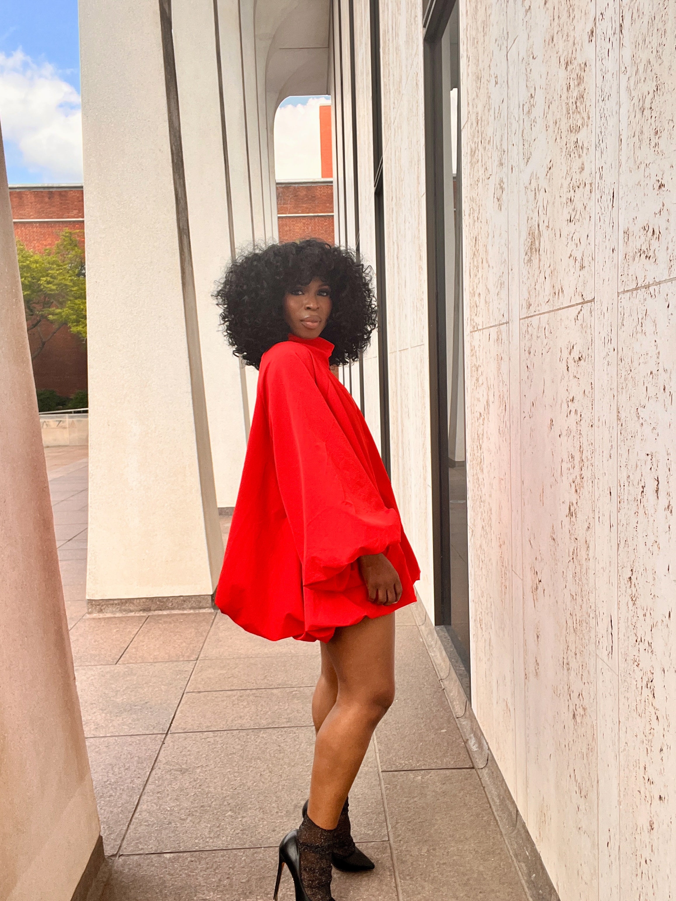 Lëna Lantern Sleeve Tunic