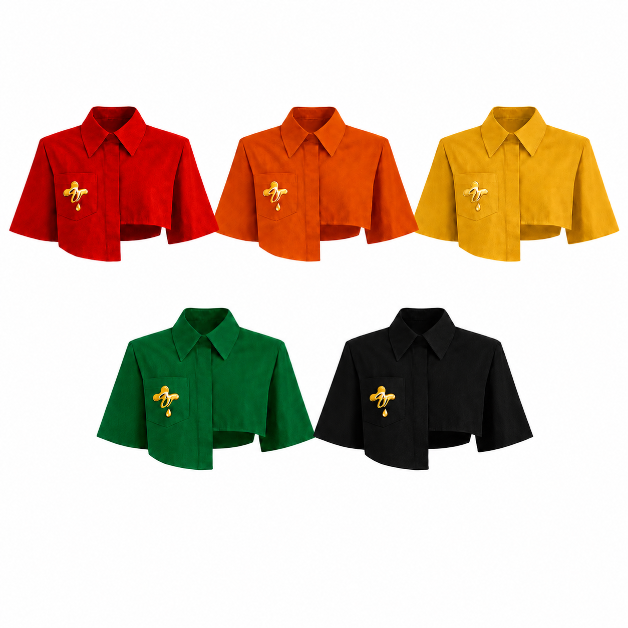 Genesis Irregular Crop Top