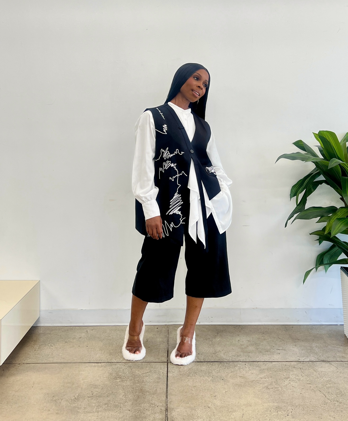 Sia Irregular Vest