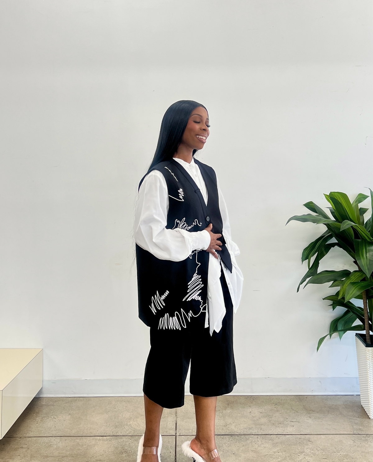 Sia Irregular Vest