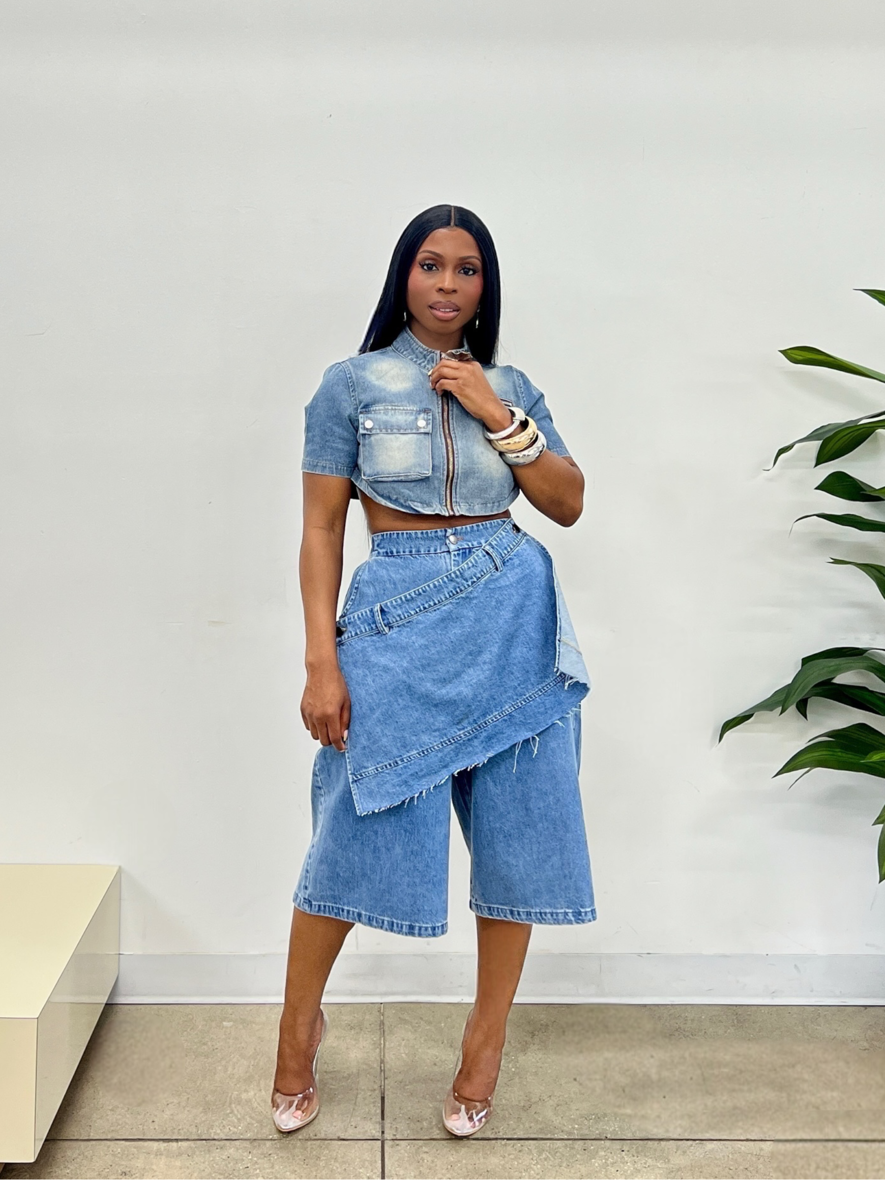 Axius Shorts in Denim