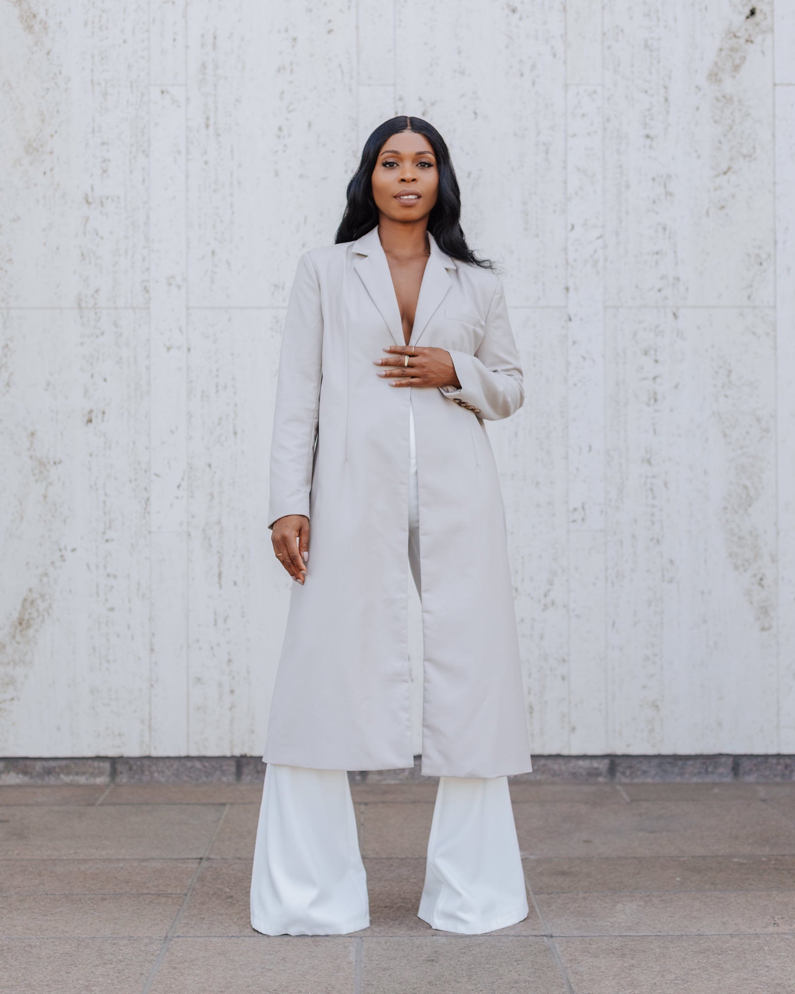 Find a Way Cut Out Blazer