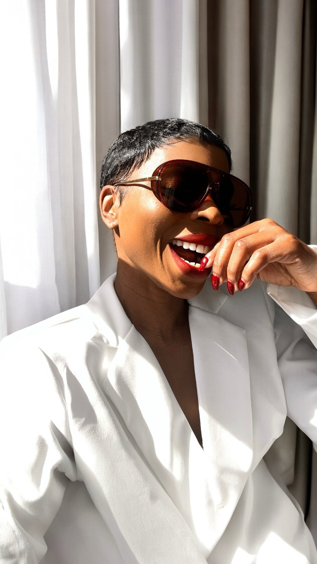 Tommie Tinted Shades in Brown