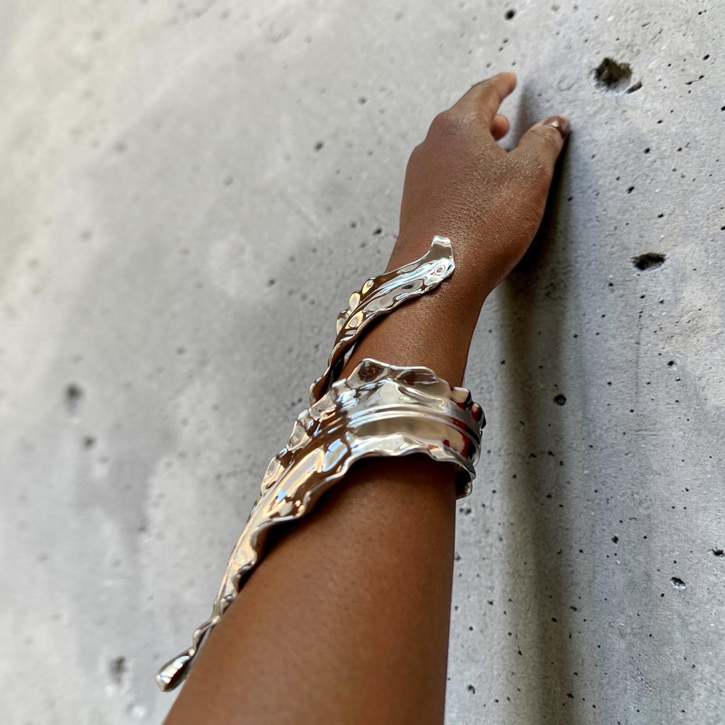 Eos Cuff Bracelet in Silver
