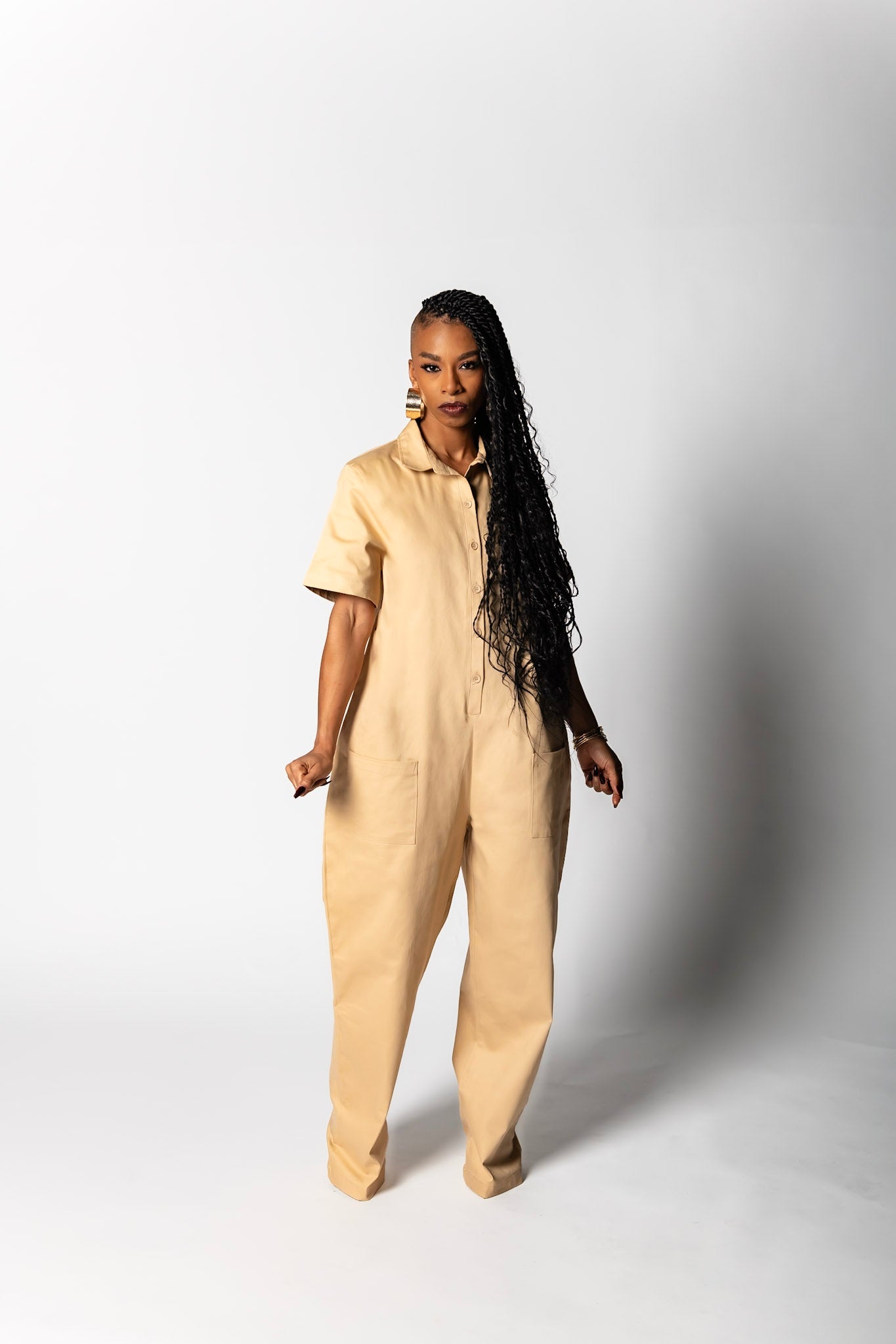 Xylo Jumpsuit in Khaki