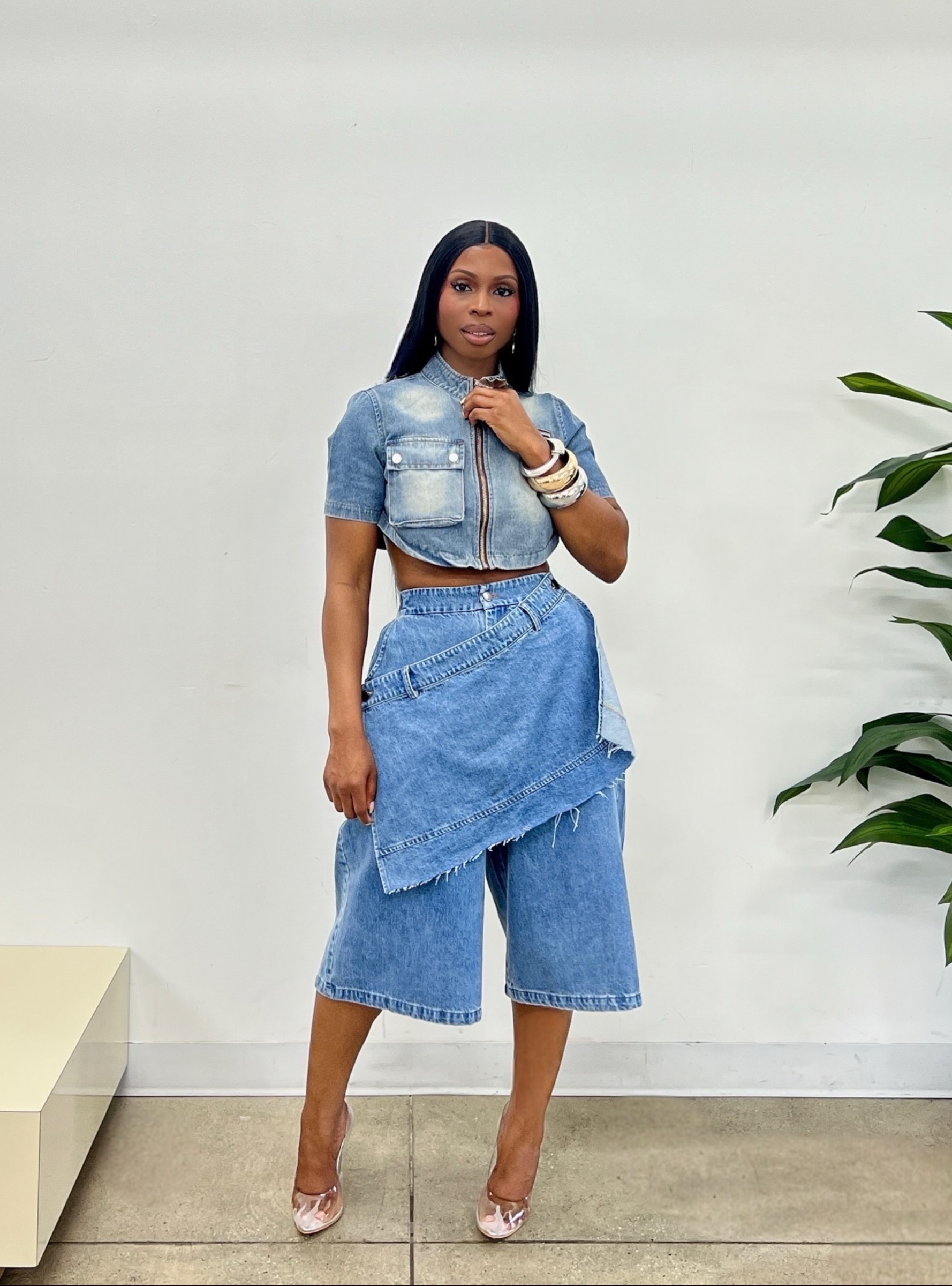 Axius Shorts in Denim