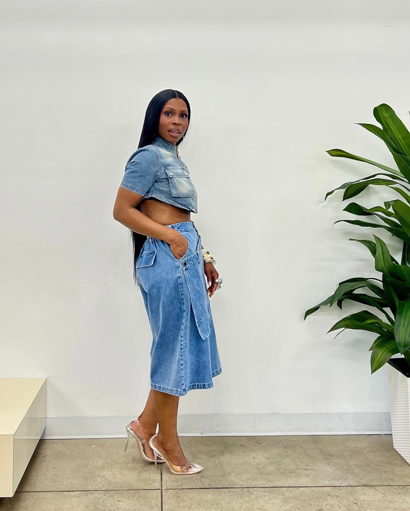 Axius Shorts in Denim