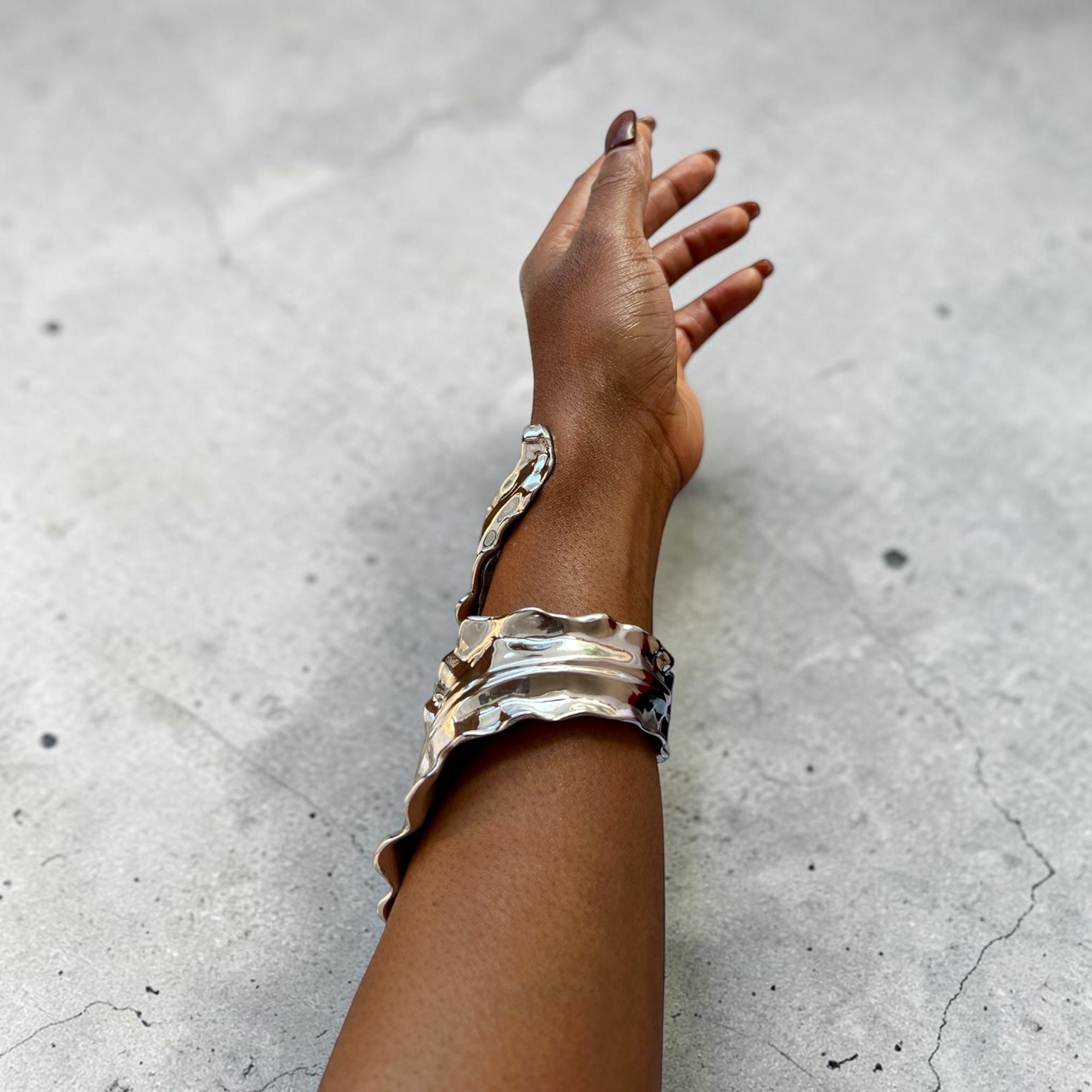 Eos Cuff Bracelet in Silver