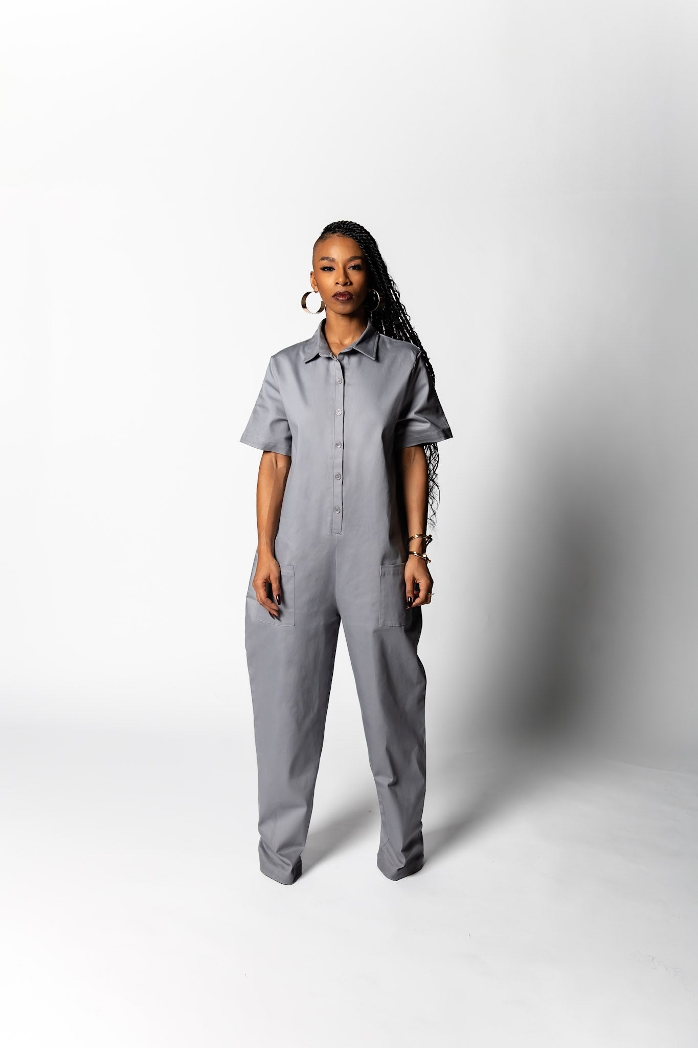 Xylo Jumpsuit in Gray