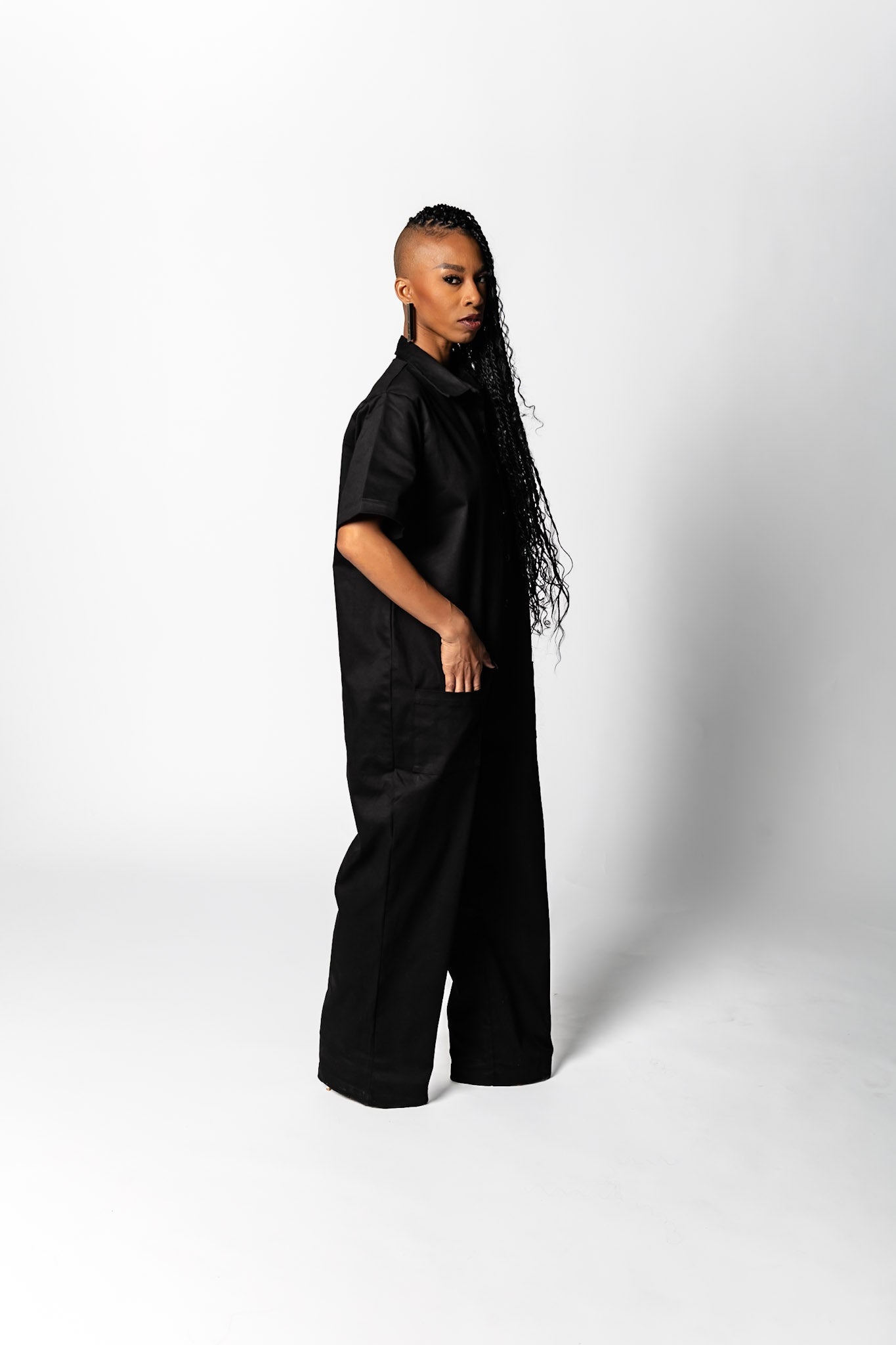 Xylo Jumpsuit in Black