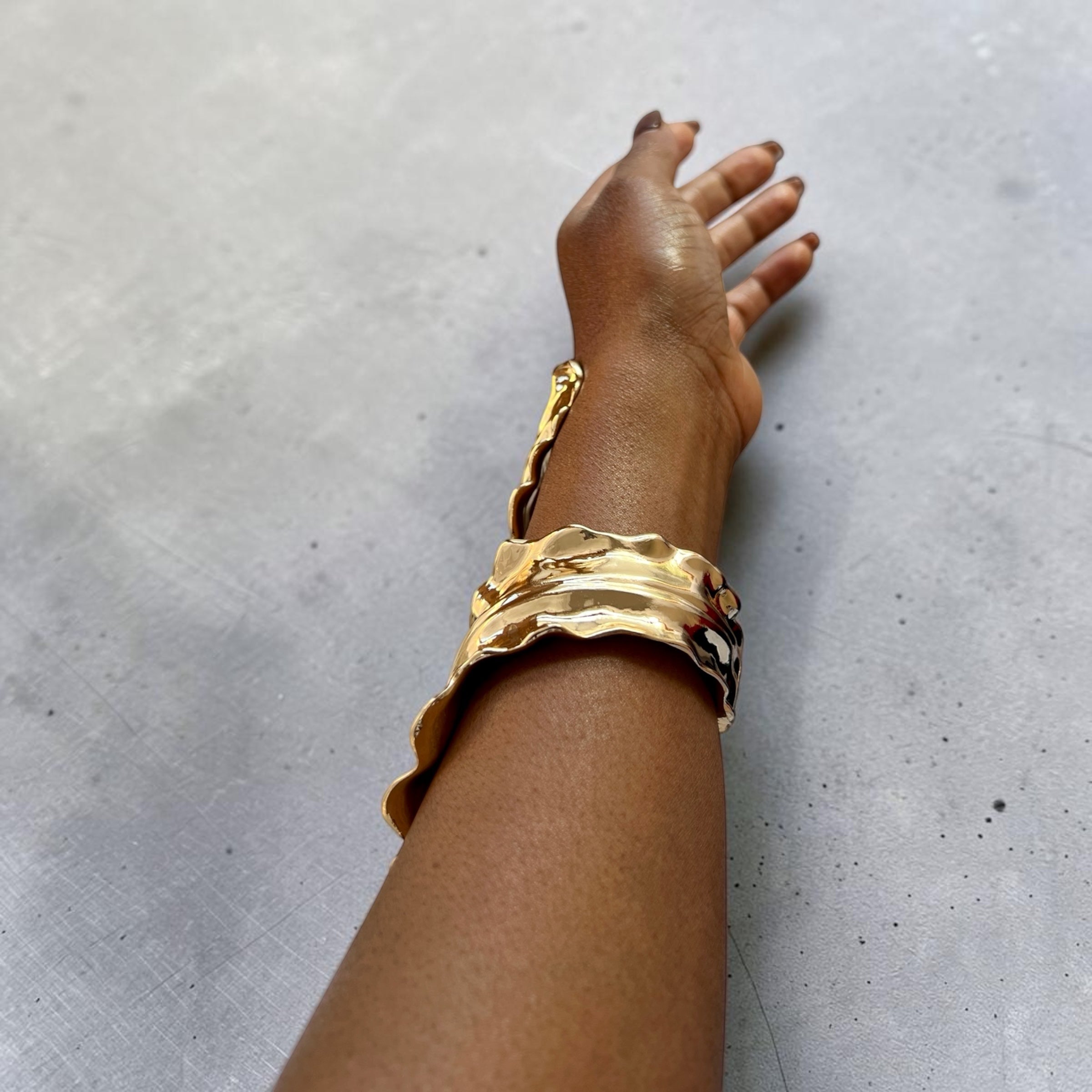 Eos Cuff Bracelet in Gold