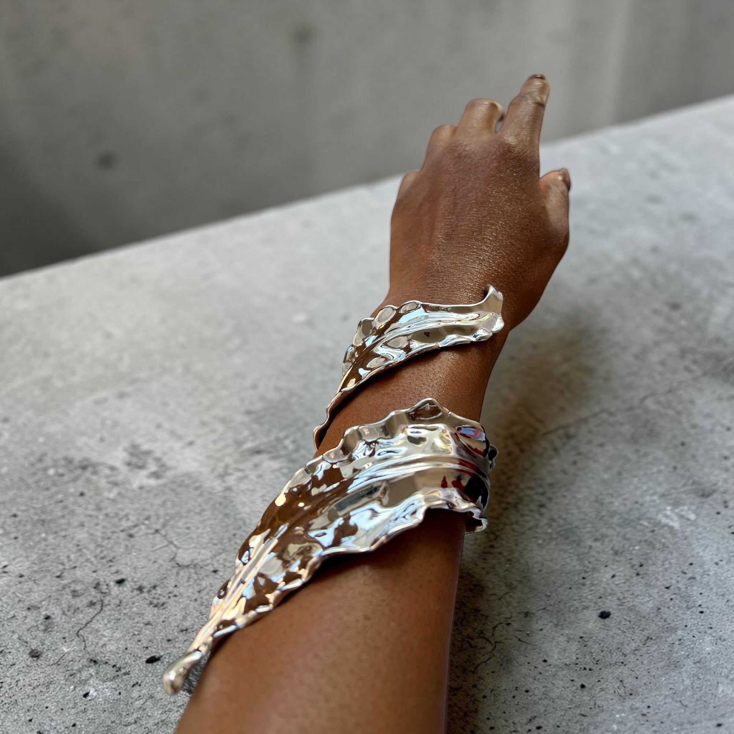 Eos Cuff Bracelet in Silver