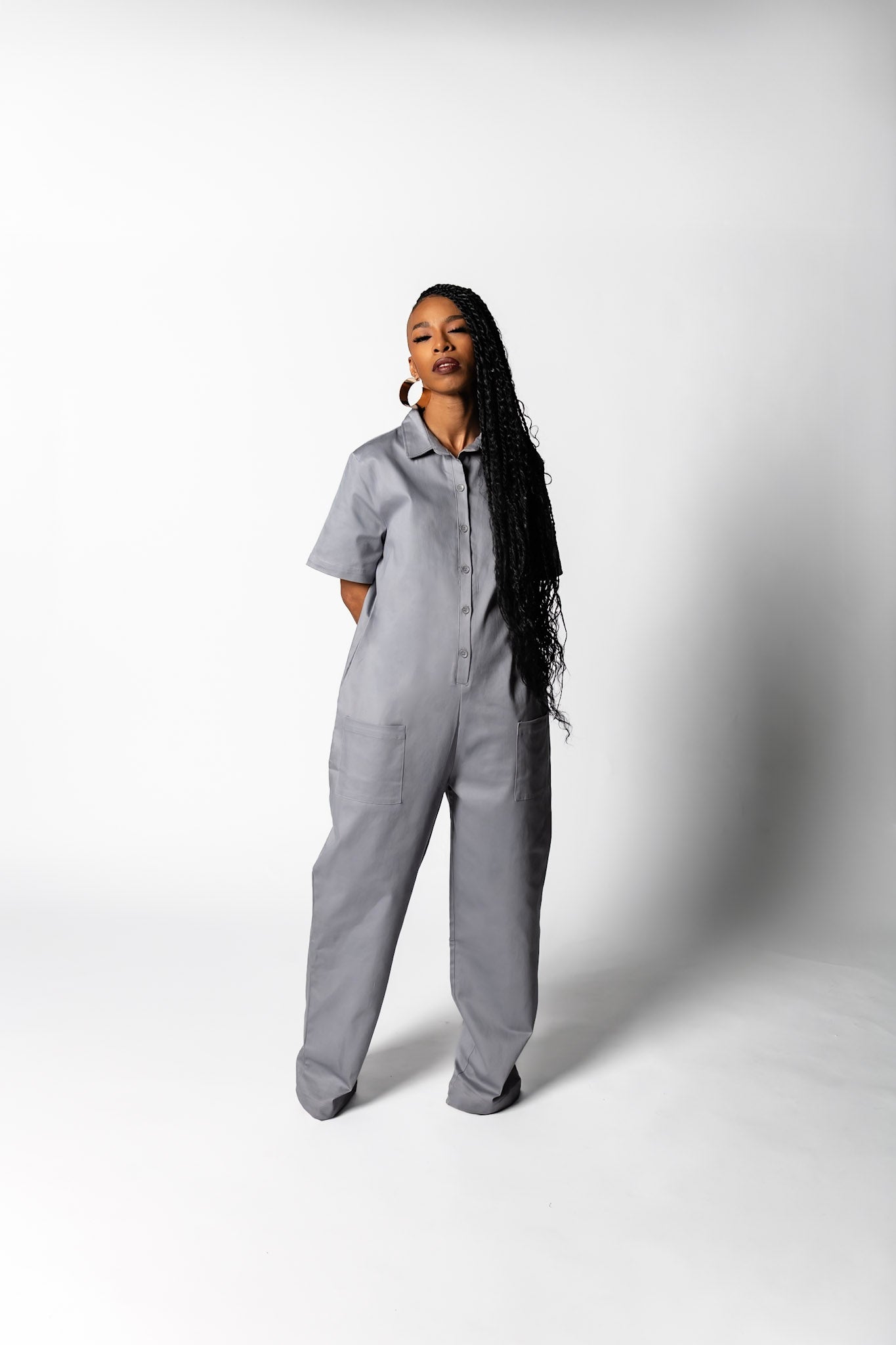 Xylo Jumpsuit in Gray