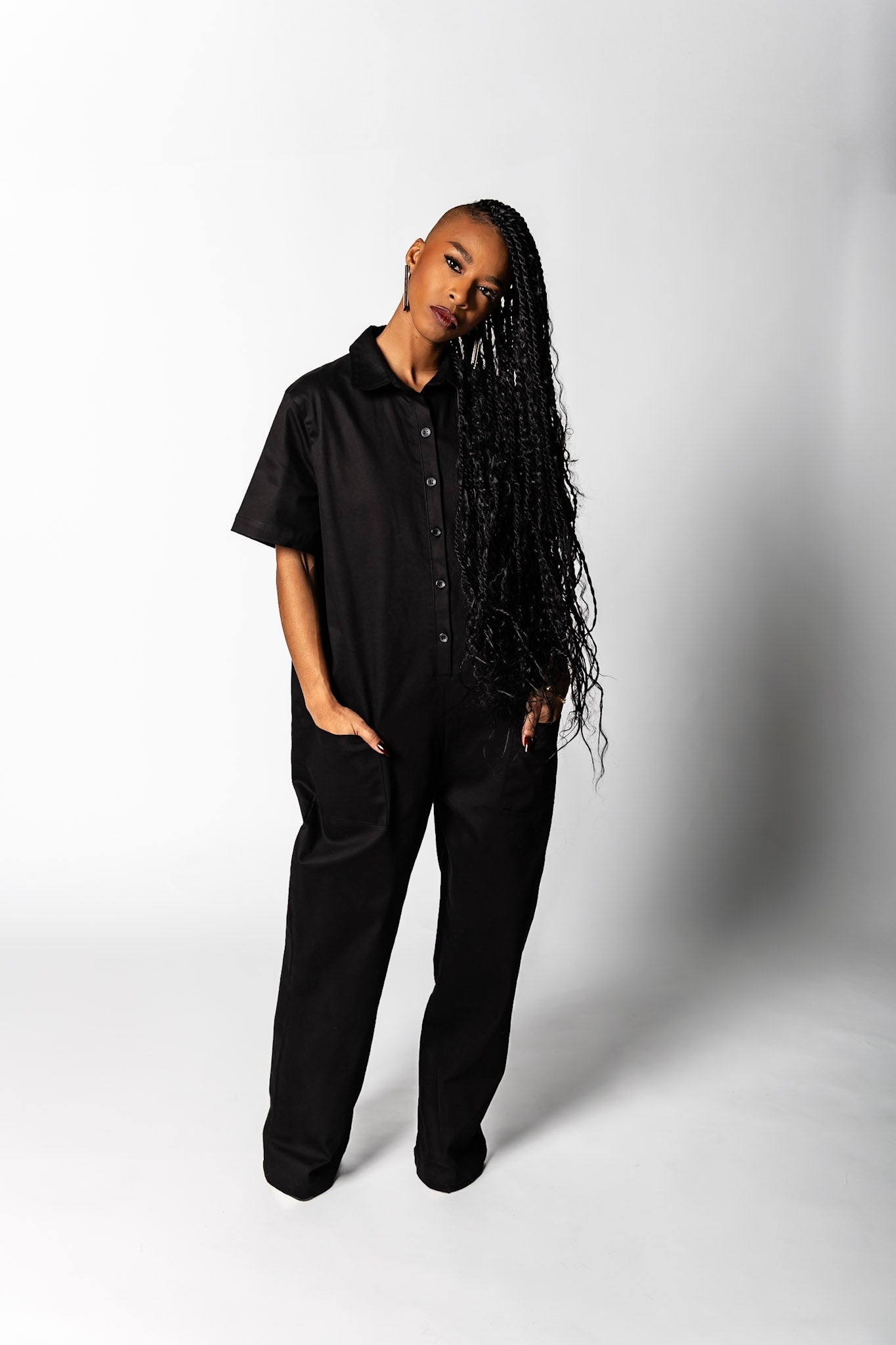 Xylo Jumpsuit in Black