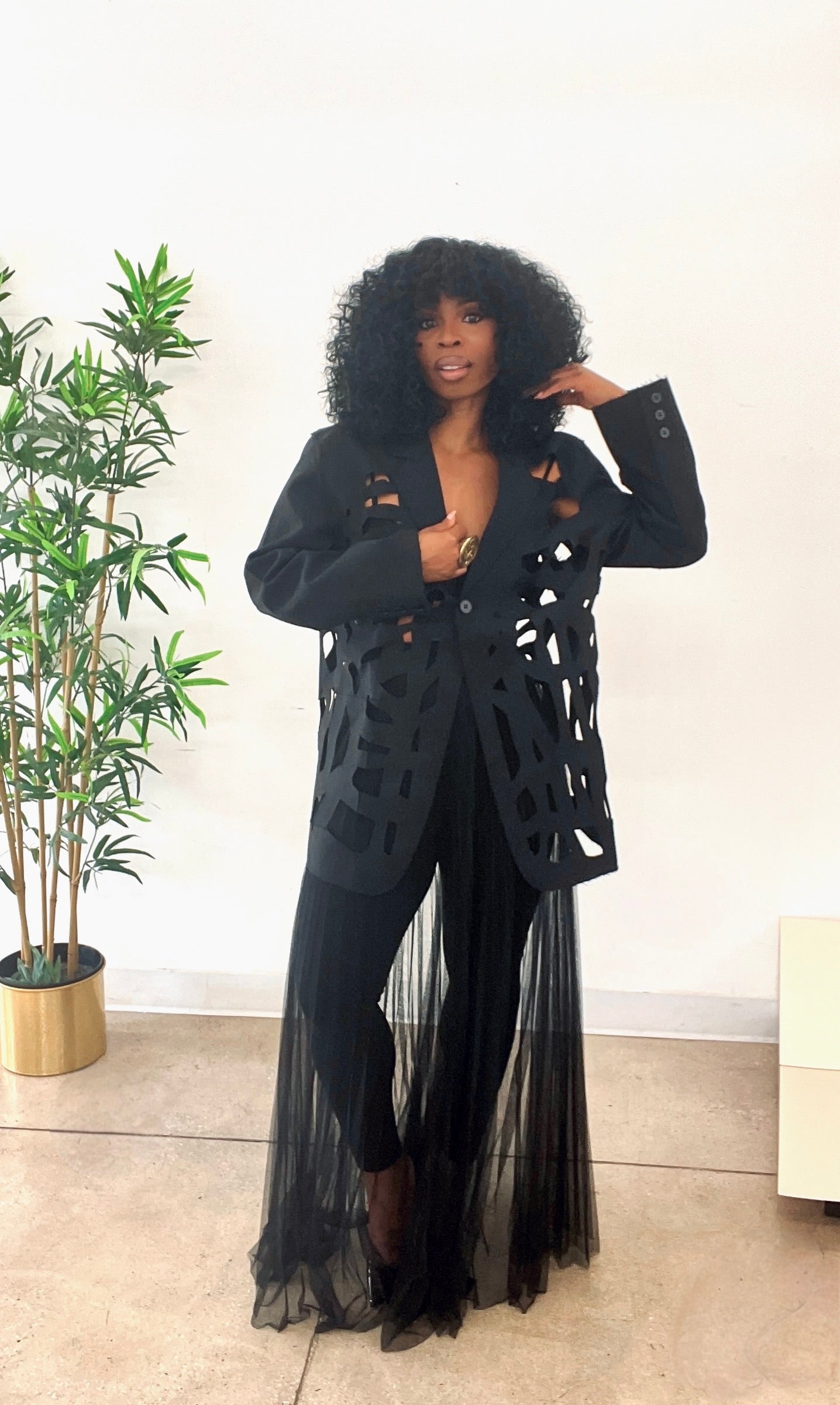 Navia Cut-Out Blazer