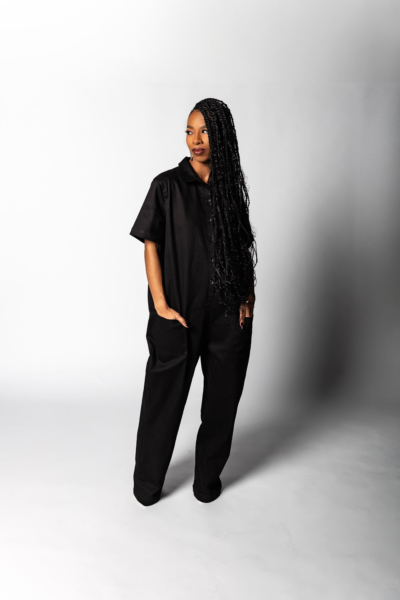 Xylo Jumpsuit in Black