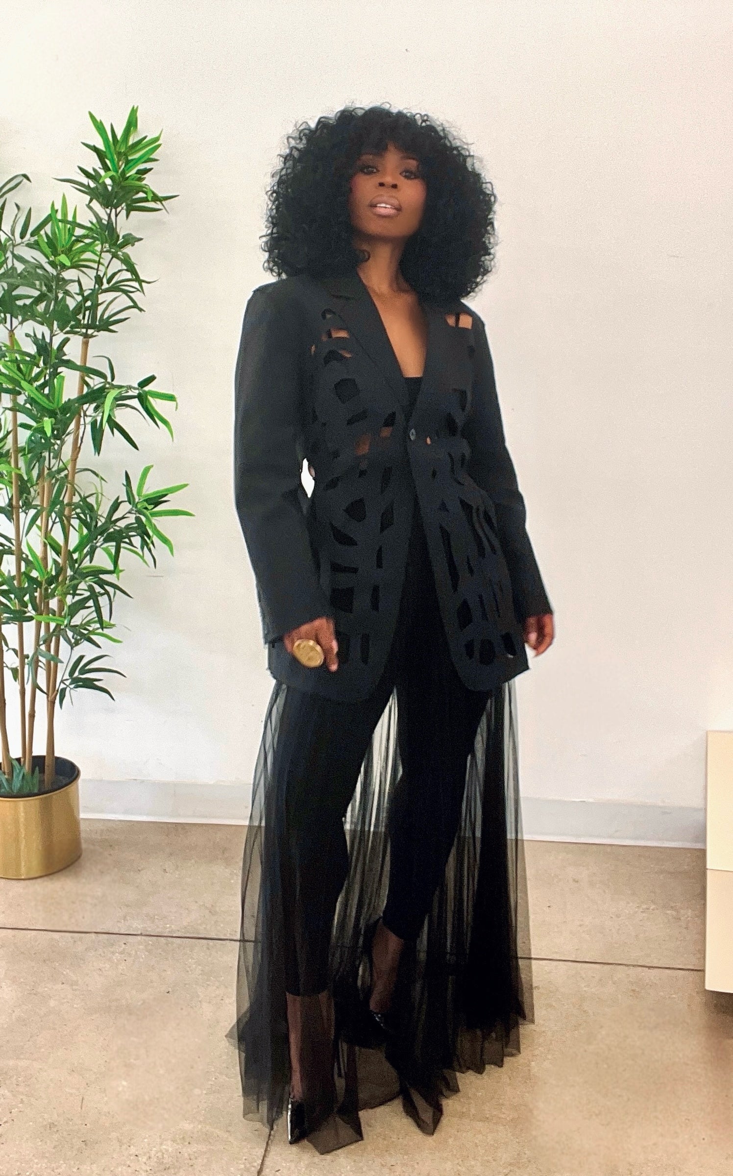 Navia Cut-Out Blazer