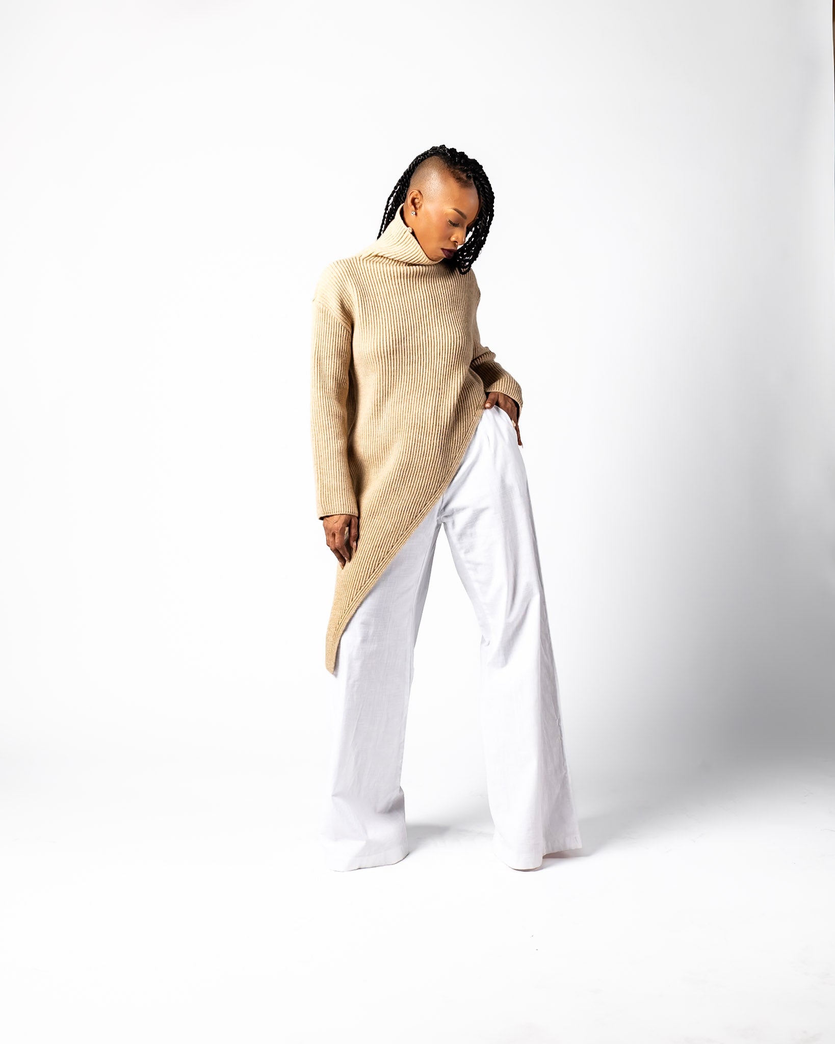 Miinzi Asymmetrical Sweater