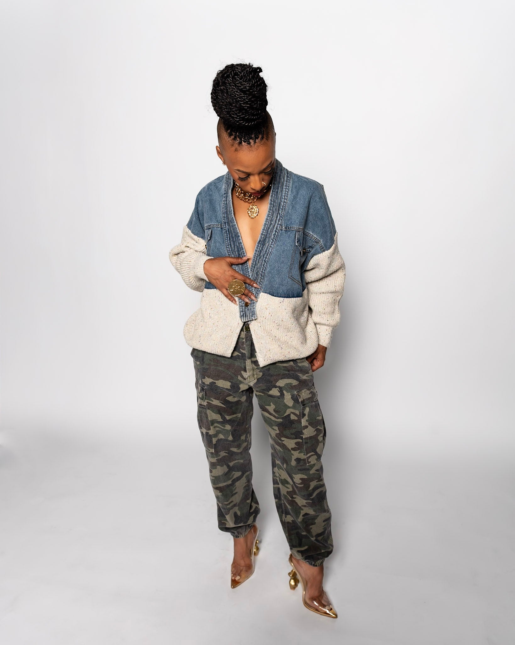 Kae Hybrid Denim Jacket