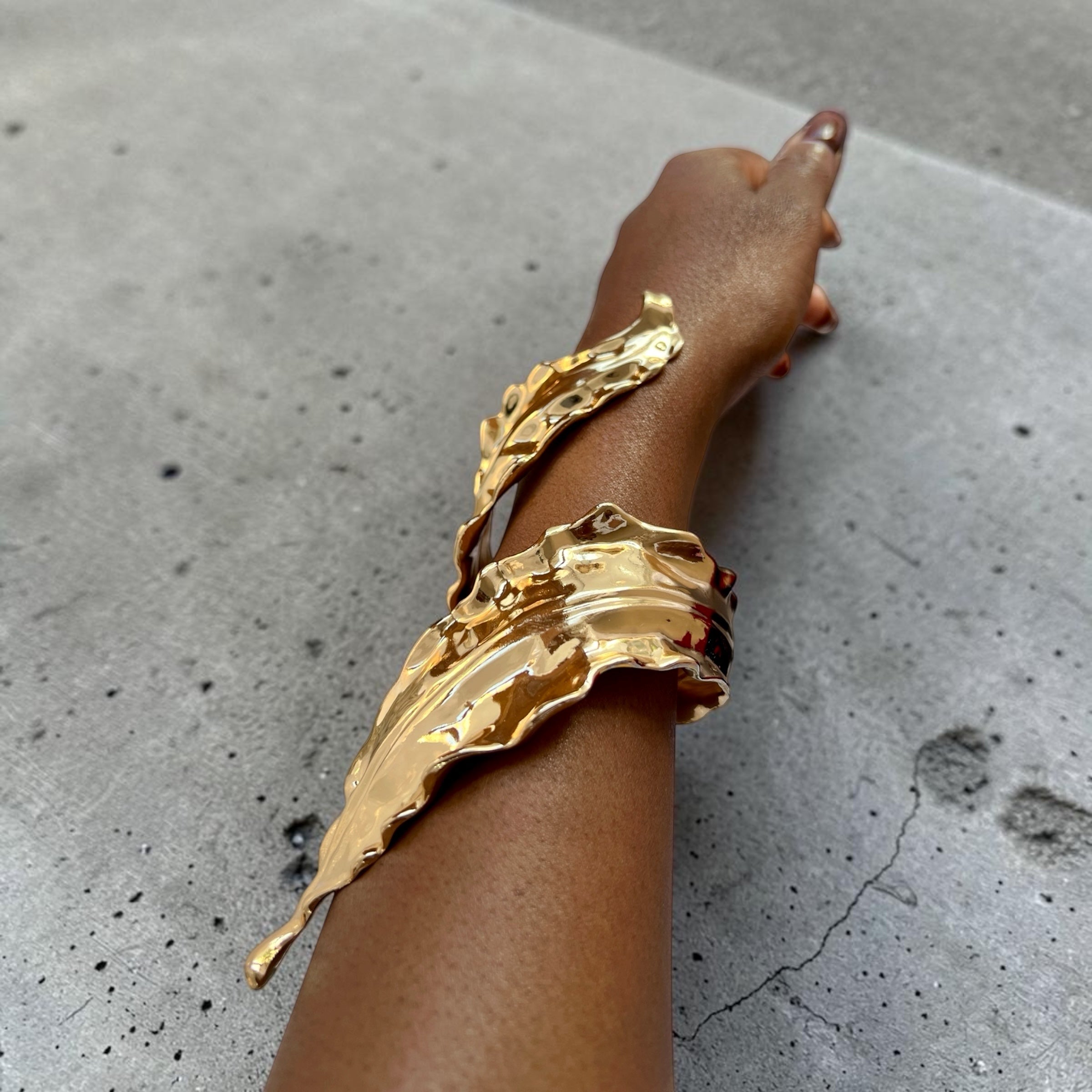 Eos Cuff Bracelet in Gold