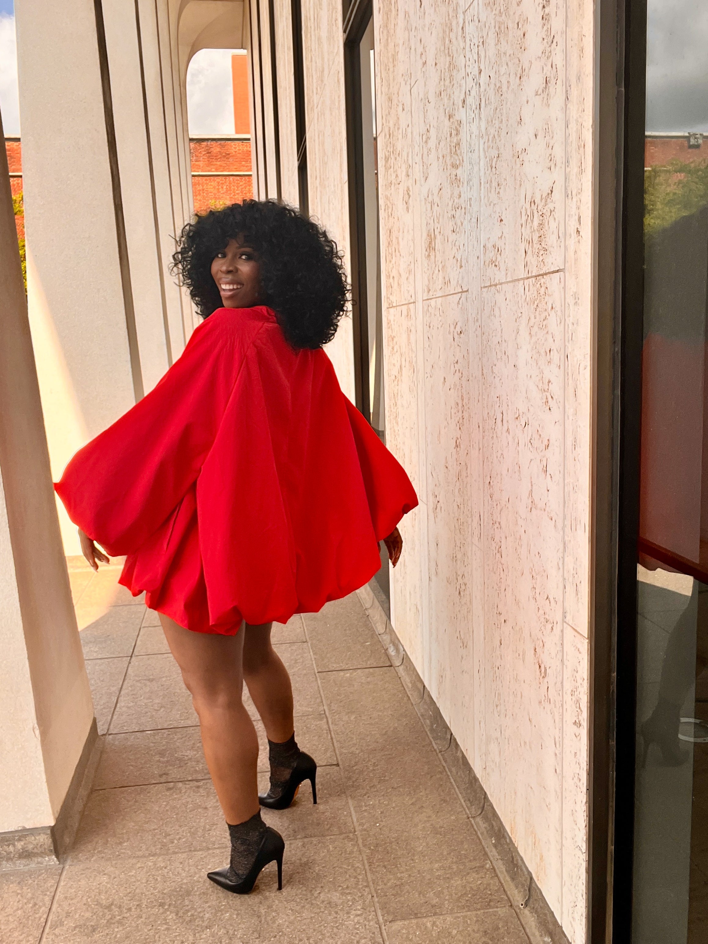 Lëna Lantern Sleeve Tunic