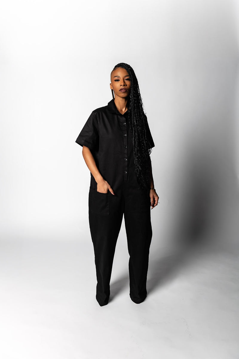 Xylo Jumpsuit in Black