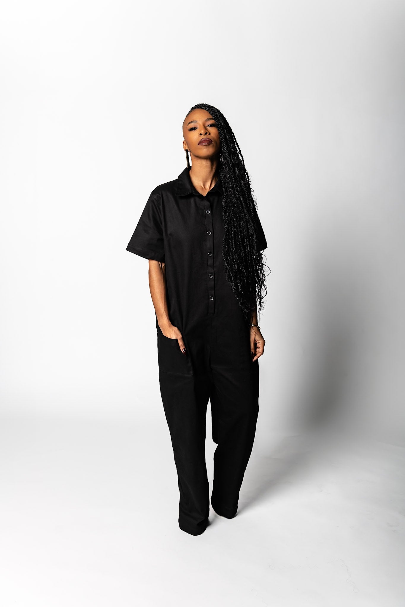 Xylo Jumpsuit in Black