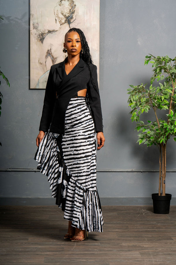 Ov Asymmetrical Skirt For Nigerian Ladies