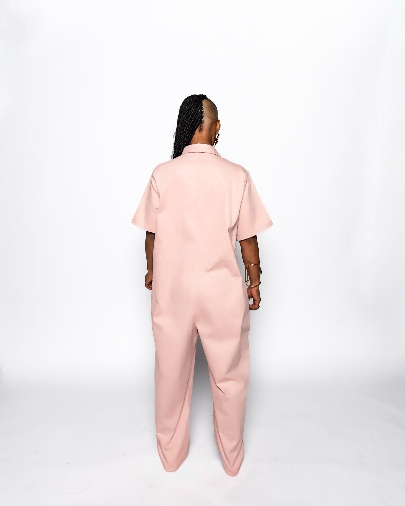 Xylo Jumpsuit in Pastel Pink